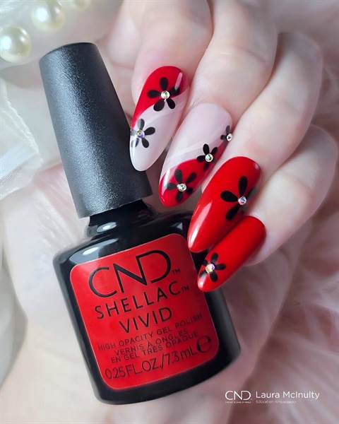 SHELLAC VIVID RED CARPET